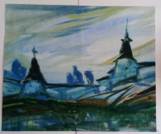 Акварель 43х51