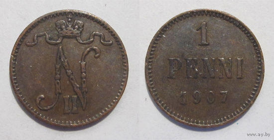 1 пенни 1907