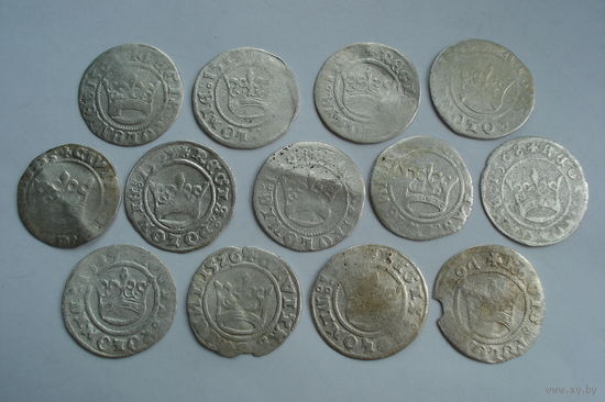 Полугроши Польша Сигизмунд 1 Старый