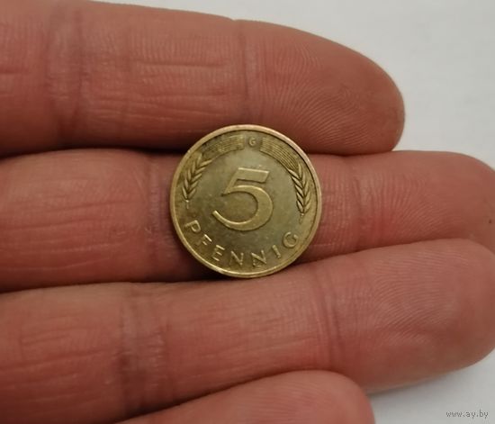 5 пфеннигов 1983г. (G). Германия.