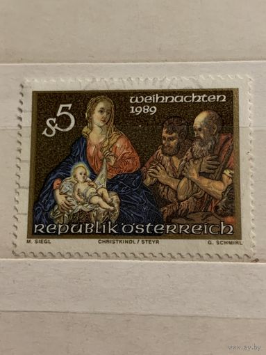 Австрия 1989. Религия. Живопись