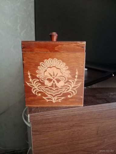 Шкатулка деревянная СССР