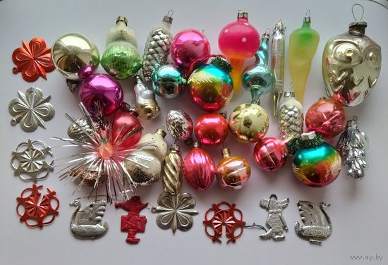 Ёлочные игрушки . Аукцион с рубля