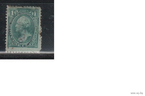США-1875(Скотт. RВ11) , гаш. , REVENUE, Служебные марки, Proprietary, Президенты