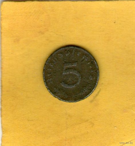 Германия 5 пфеннигов 1941г.
