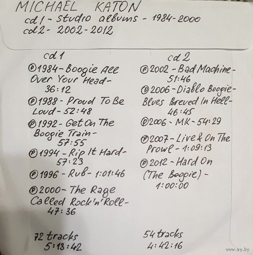 CD MP3 дискография Michael KATON 2 CD