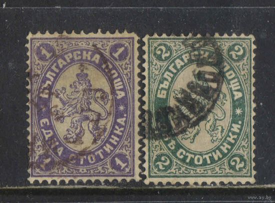 Болгария Княж 1886 Герб Стандарт #25,26