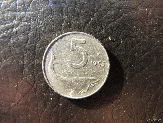 Италия. 10 лир. 1955. С 20 копеек. Распродажа коллекции. Смотрите другие лоты.