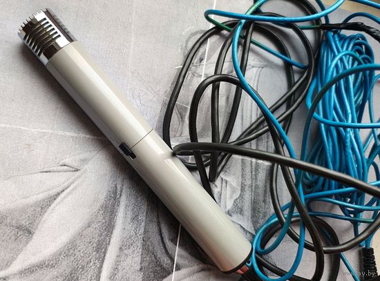 МКЭ-100. Электрет. Телмик. Советский конденсаторный электретный микрофон. 1979 год. DIN-3, СШ-5 271