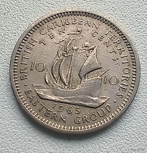 Восточные Карибы 10 центов, 1965  5-1-13