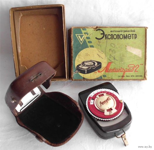 Фотоэкспонометр Экспонометр Ленинград-2 СССР