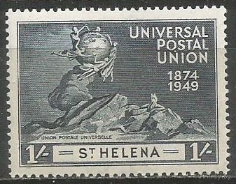 Остров Св.Елены. 75 лет Всемирному Почтовому Союзу. 1949г. Mi#116.