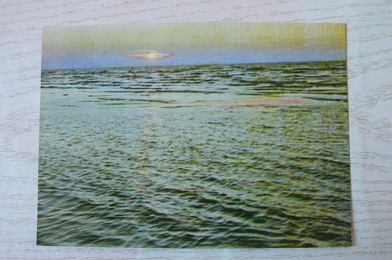 Прибалтика, Латвийская ССР, Закат у Саулкрасты; чистая.