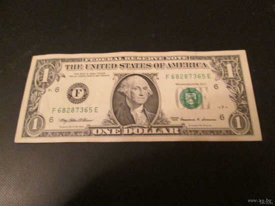 1 доллар США 1999 г., F 68287365 E, XF