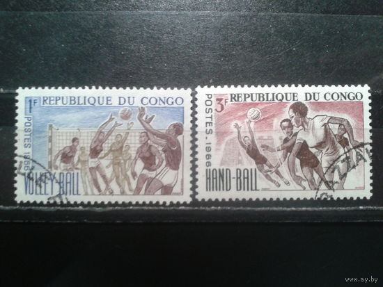 Конго-Браззавиль, 1966. Волейбол, гандбол