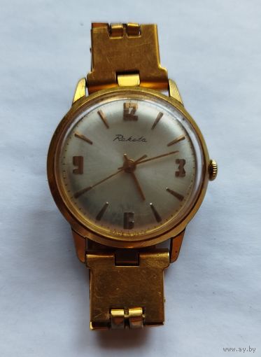 Часы ракета ау 10- браслет ау. Рабочие. С рубля!