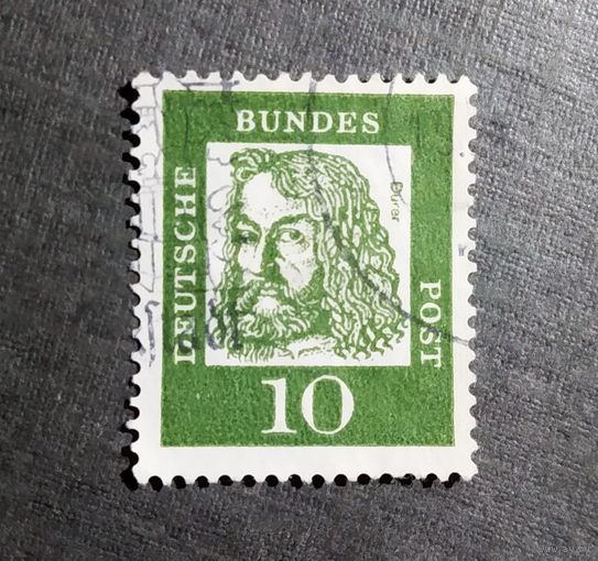 Марка Германия 1961 год Стандартный выпуск