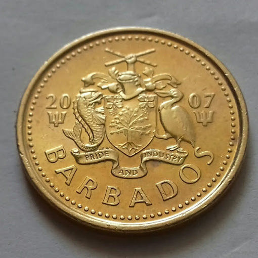 5 центов, Барбадос 2007 г.
