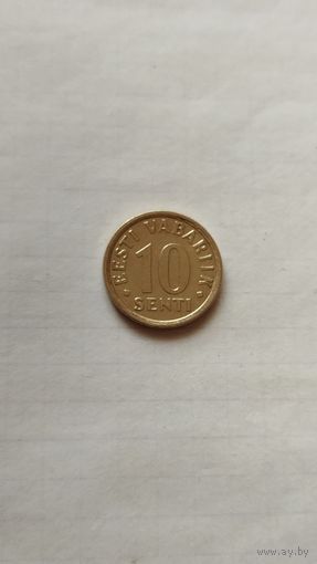 10 сентов 2006 г. Эстония.