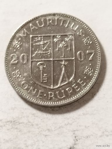 Маврикий 1 рупия 2007