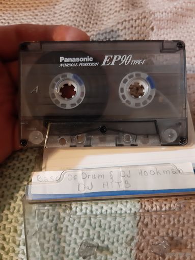 Кассета Panasonic EP90.  DJ HITS. Base Of Drum & DJ Hookman.