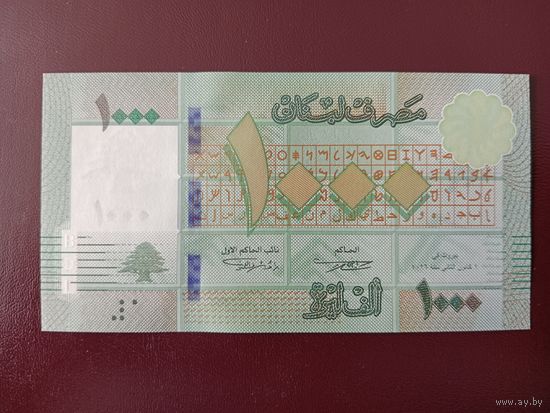 Ливан 1000 ливров 2016 UNC