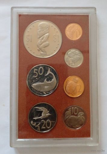 Острова Кука.Годовой набор 1973 г.Пруф.
