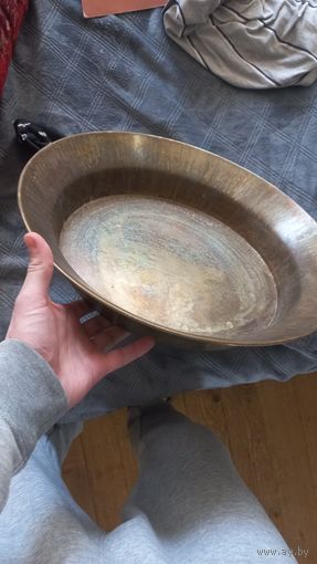 Таз для варенье времен СССР из латуни