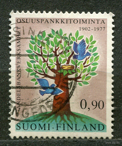 75 лет кооперативным банкам. Финляндия. 1977. Полная серия 1 марка