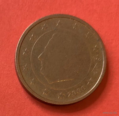 Бельгия, 2 евроцента 2000г.