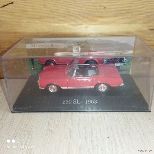 Mercedes 230 SL 1963. Mercedes Benz Collection.1/43.