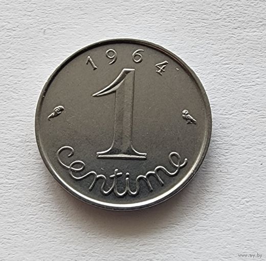 Франция 1 сантим, 1964
