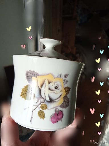 Бомбоньерка Винтаж Wloclawek Porcelana