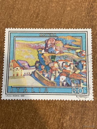 Италия 1981. Живопись. Городской пейзаж. Matera. Полная серия