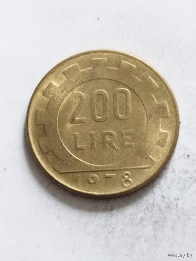 Италия 200 лир 1978