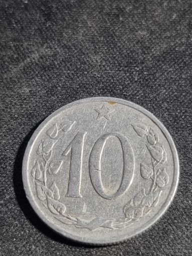 Чехословакия 10 геллеров 1962