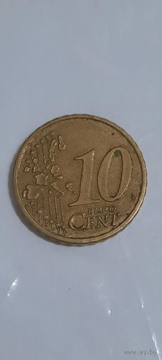 Австрия  10 евроцентов 2007