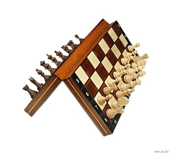 Шахматы магнитные деревянные