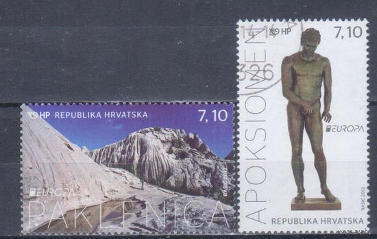 [811] Хорватия 2012. Туризм и культура.Европа.EUROPA. Гашеная серия.