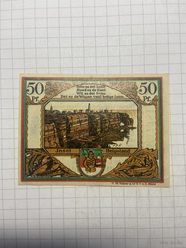 50 пфенингов (нотгельды) г. Германия.-1412