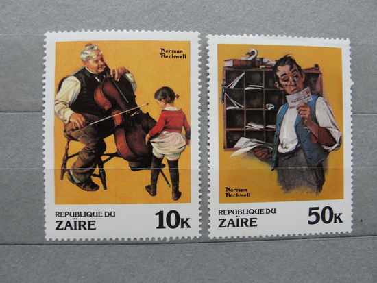 Продажа коллекции с 1 рубля! Искусство на почтовых марках мира.