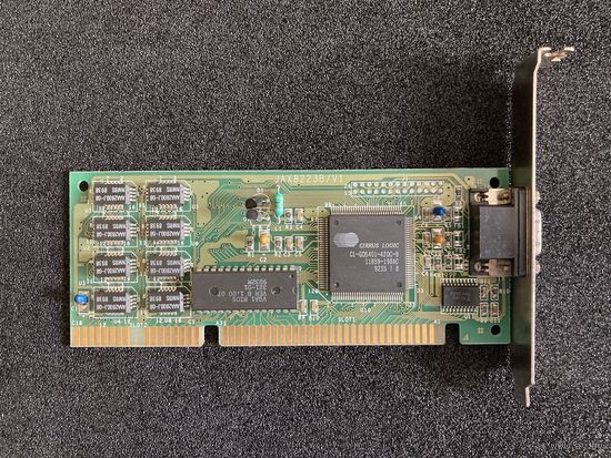 Ретро Видеокарта ISA CIRRUS LOGIC на чипе CL-GD5401