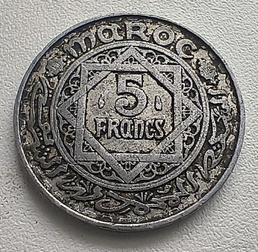 Марокко 5 Франков, 1951 5-3-10