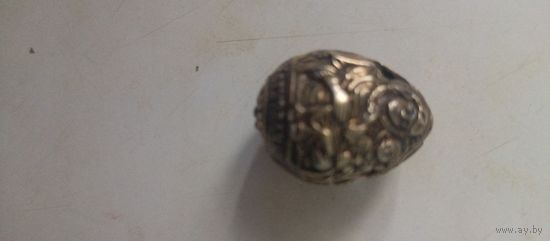 Эксклюзивное пасхальное яйцо серебро и золото