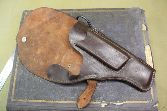 Кожаная кобура ТТ, шомпол в комплекте, СССР. новая. Распродажа коллекции вещей. С РУБЛЯ! АУКЦИОН!