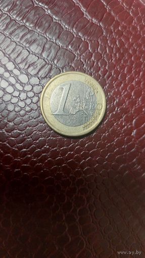 Монета 1 евро 2001г. Испания. Хорошая!
