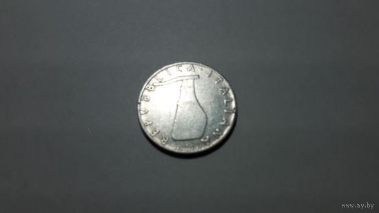 5 итальянских лир 1954 г. Итальянская Республика. Внимательно читайте объявление.