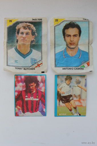 Футбольные вкладыши и карточки из 90-х