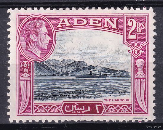 214.BrK. Великобритания. Колонии. Аден. Георг VI. Местные мотивы. 1939 г. 2R. Mi.#26.
