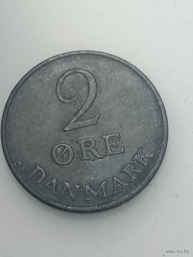Дания 2 эре 1957 года .